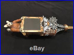 ULTRA RARE! Flying Mouse Brewery Steampunk beer tap handle NEW & AMAZING