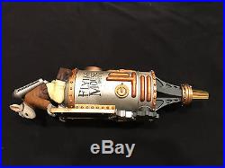 ULTRA RARE! Flying Mouse Brewery Steampunk beer tap handle NEW & AMAZING