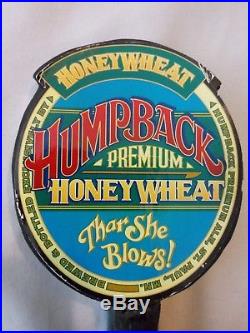 ULTRA RARE Thar She Blows Humpback Premium Honey Wheat Whale Beer Tap Handle