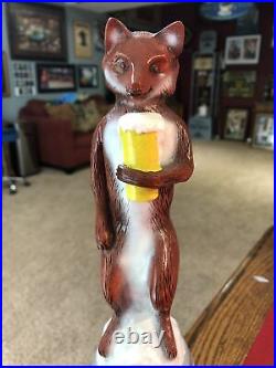 ULTRA RARE & VINTAGE Fox River Foxie Beer Tap Handle