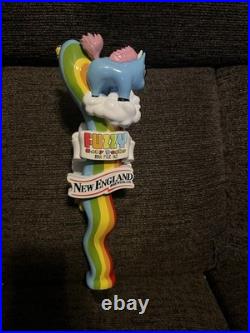 UNICORNS RAINBOWS AND FUZZY BABY DUCKS Draft beer tap handle. EMPTY BOTTLE