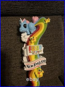UNICORNS RAINBOWS AND FUZZY BABY DUCKS Draft beer tap handle. EMPTY BOTTLE