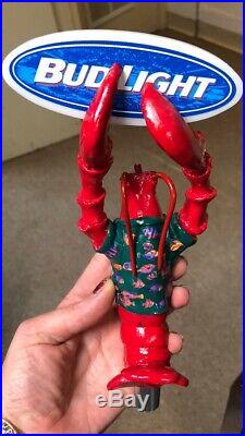Ultra Rare Budweiser/bud Light Lobster Beer Tap Handletruly Unique