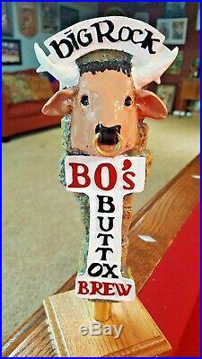 Ultra Rare/holy Grail Big Rock Brewery Bo's Butt Ox Beer Tap Handle