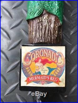 Unique Rare Coronado Brewing Company Mermaids Red Beer 12 Tap Handle