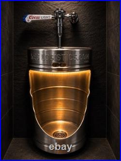 Unique urinals made from 1/4 beer Keg (Quarter Keg)