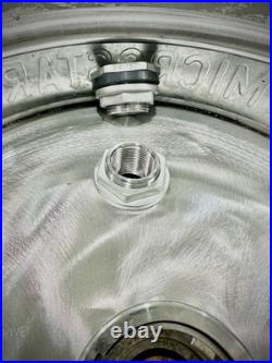 Unique urinals made from beer kegs With Manual Flush