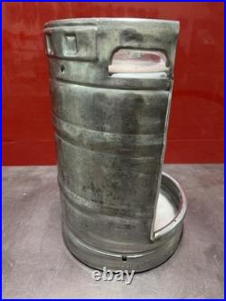 Unique urinals made from beer kegs With Manual Flush