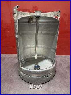 Unique urinals made from beer kegs With Manual Flush