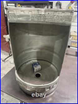 Unique urinals made from beer kegs perfect for bars, pubs, or themed venues