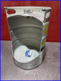 Unique urinals made from beer kegs perfect for bars, pubs, or themed venues