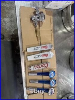 Unique urinals made from beer kegs with Manual Flash Beer Tap Handle