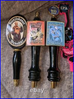 Used Lot of 9 Pennsylvania & Other Beer Tap Handles! Heavy Seas / Hefe Weiss