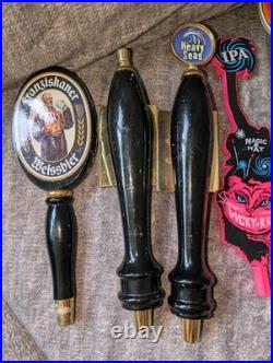 Used Lot of 9 Pennsylvania & Other Beer Tap Handles! Heavy Seas / Hefe Weiss
