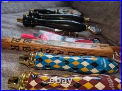 Used Lot of 9 Pennsylvania & Other Beer Tap Handles! Heavy Seas / Hefe Weiss