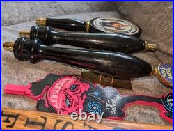 Used Lot of 9 Pennsylvania & Other Beer Tap Handles! Heavy Seas / Hefe Weiss