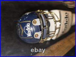 Used rare Modelo Football Helmet Topper Tap Handle Lion Gift Party Keg Special