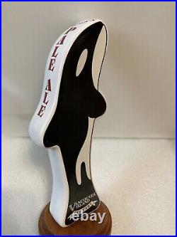 VANCOUVER ISLAND PIPER'S PALE ALE KILLER WHALE draft beer tap handle. CANADA