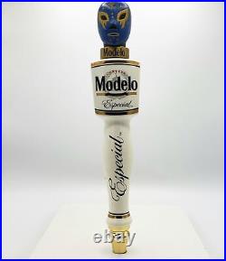 VERY RARE MODELO Especial with Lucha Libre Wrestling Mask Keg Beer Tap Handle