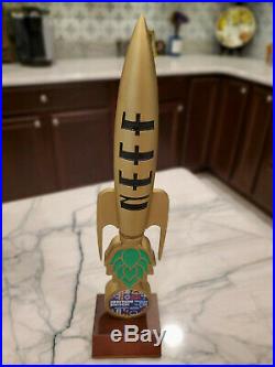 VERY RARE Neff Brewing awesome rocket, space ship tap handle 12.5