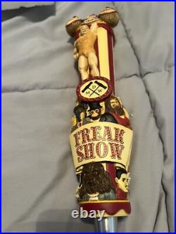 VHTF Freak Show Chardonnay beer tap handle NEW & AWESOME