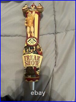VHTF Freak Show Chardonnay beer tap handle NEW & AWESOME