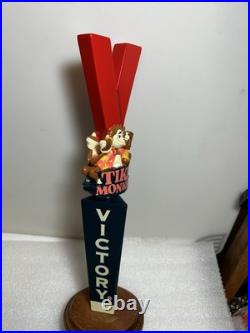VICTORY BREWING TIKI MONKEY TROPICAL ISLAND ALE beer tap handle. PENNSYLVANIA