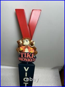 VICTORY BREWING TIKI MONKEY TROPICAL ISLAND ALE beer tap handle. PENNSYLVANIA