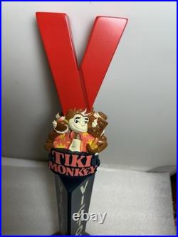 VICTORY BREWING TIKI MONKEY TROPICAL ISLAND ALE beer tap handle. PENNSYLVANIA