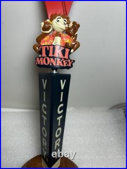 VICTORY BREWING TIKI MONKEY TROPICAL ISLAND ALE beer tap handle. PENNSYLVANIA