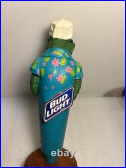 VINTAGE BUD LIGHT FLORIDA PARTY GATOR Draft beer tap handle. ST. LOUIS, MISSOURI