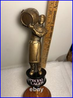 VINTAGE COORS SPECIAL LAGER BREWMASTER draft beer tap handle COLORADO