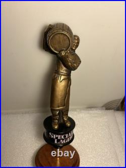 VINTAGE COORS SPECIAL LAGER BREWMASTER draft beer tap handle COLORADO