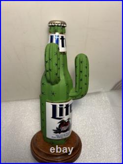VINTAGE MILLER LITE DESERT CACTUS draft beer tap handle. Miller/Coors. USA