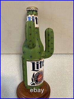 VINTAGE MILLER LITE DESERT CACTUS draft beer tap handle. Miller/Coors. USA