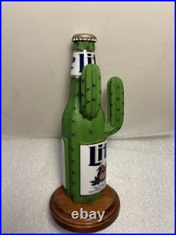 VINTAGE MILLER LITE DESERT CACTUS draft beer tap handle. Miller/Coors. USA