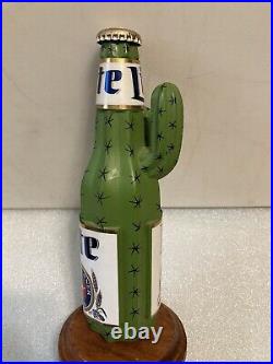 VINTAGE MILLER LITE DESERT CACTUS draft beer tap handle. Miller/Coors. USA