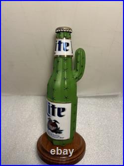 VINTAGE MILLER LITE DESERT CACTUS draft beer tap handle. Miller/Coors. USA