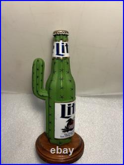 VINTAGE MILLER LITE DESERT CACTUS draft beer tap handle. Miller/Coors. USA