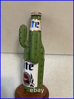 VINTAGE MILLER LITE DESERT CACTUS draft beer tap handle. Miller/Coors. USA