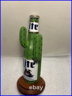 VINTAGE MILLER LITE DESERT CACTUS draft beer tap handle. Miller/Coors. USA
