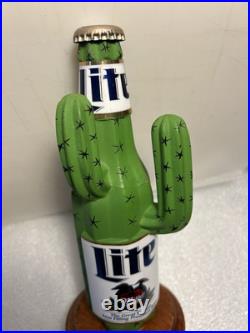 VINTAGE MILLER LITE DESERT CACTUS draft beer tap handle. Miller/Coors. USA