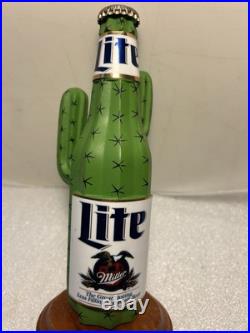 VINTAGE MILLER LITE DESERT CACTUS draft beer tap handle. Miller/Coors. USA