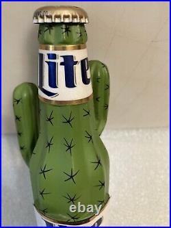 VINTAGE MILLER LITE DESERT CACTUS draft beer tap handle. Miller/Coors. USA