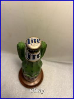 VINTAGE MILLER LITE DESERT CACTUS draft beer tap handle. Miller/Coors. USA