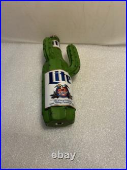 VINTAGE MILLER LITE DESERT CACTUS draft beer tap handle. Miller/Coors. USA