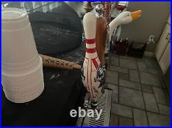 VINTAGE NOSTALGIA SPORT Pabst Blue Ribbon Beer Bowling Pin Tap Handle WoW