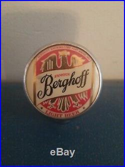 (VTG) 1930s befghoff beer ball knob chrome tap handle for Wayne Indiana