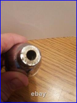 (VTG) 1930s blatz beer ball knob chrome tap handle wis rare