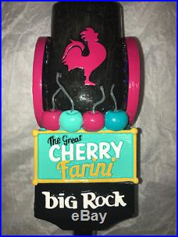 Very RARE! Big Rock The Great Cherry Farini beer tap handle LAST ONE